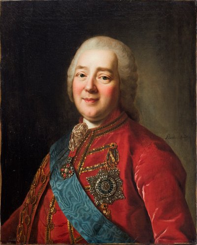 The Portrait Depicts the Russian Count Nikita Ivanovich Panin (1718–1783) by Alexander Roslin